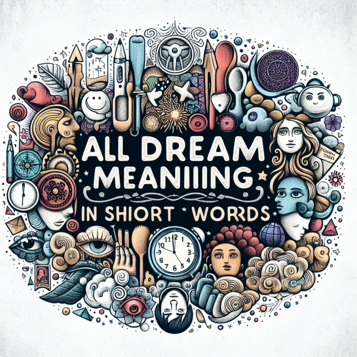 all dream meaning in short word